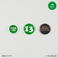 ˑRłĂłH VE}ďC LUCKY NUMBER BUTTON BADGES - Green