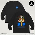 ˑRłĂłH BAMBOO RAKE LS TEE - Black LTCY